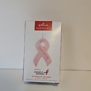 Hallmark Keepsake Pink Ribbon Ornament